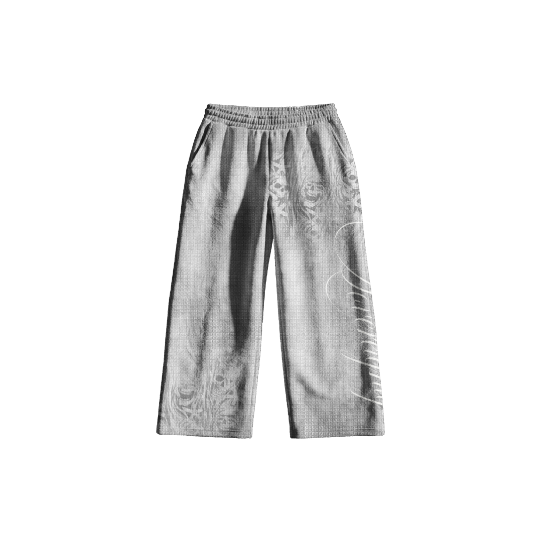Ghost Flame Waffle Sweats